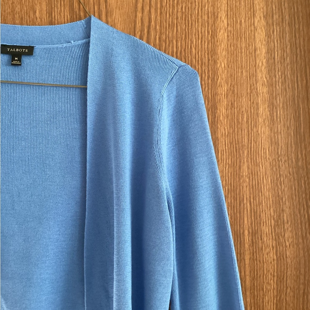 Talbots Light Blue Women's Cardigan - Picture 2 of 7
